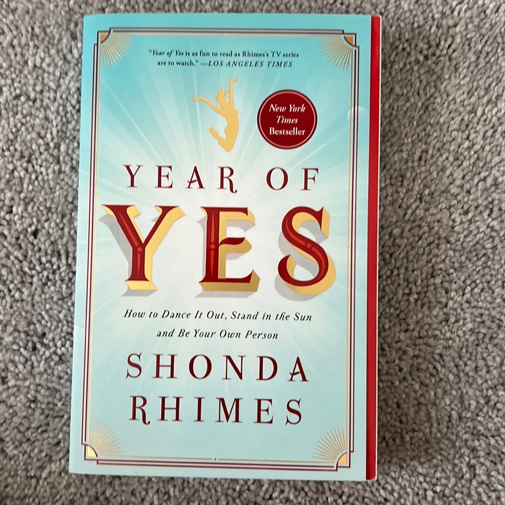 Year of Yes by Shonda Rhimes paperback